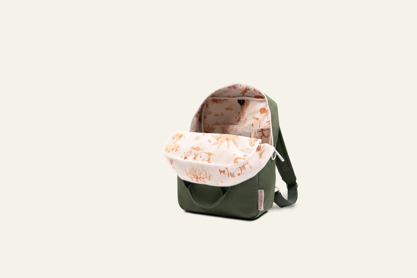 Medium Kids Backpack We Roam Olive