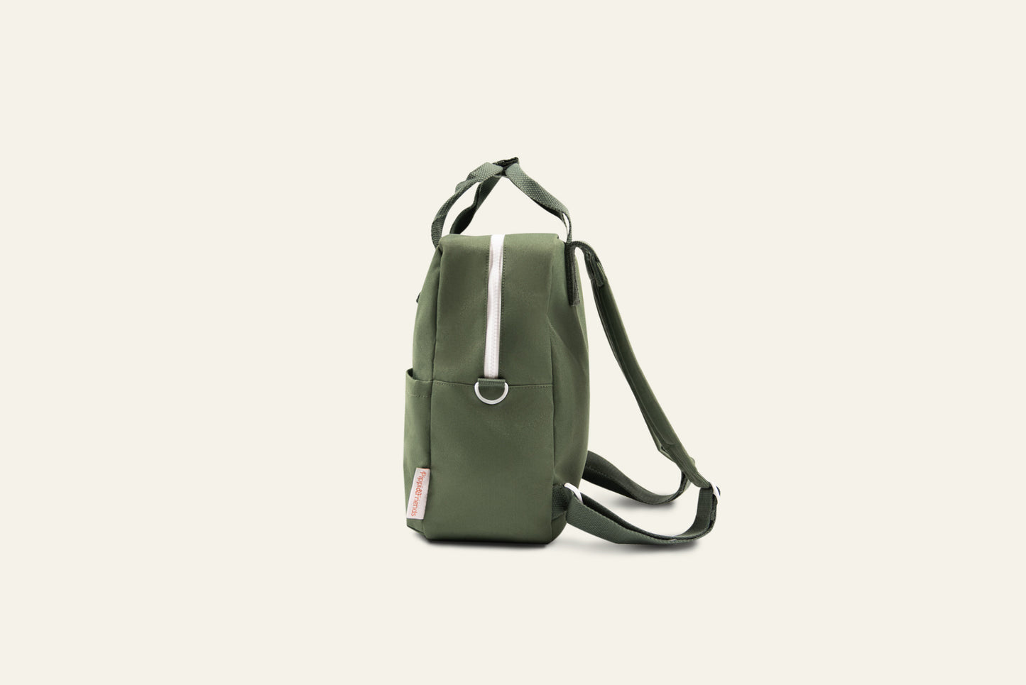 Medium Kids Backpack We Roam Olive